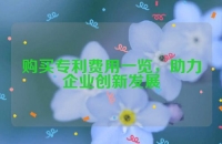 购买专利费用一览，助力企业创新发展