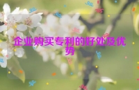 企业购买专利的好处及优势